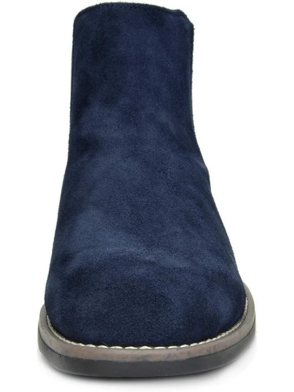 Men's Navy Classic Chelsea Ankle Crease-Resistant Soft Upper Cushioned Boots
